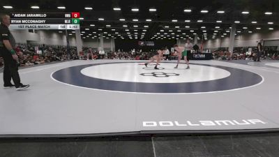 126 lbs 1st Place Match - Aidan Jaramillo, Nolf Wrestling Academy vs Ryan McConaghy, New Jersey