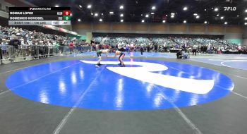 106 lbs Consi Of 32 #2 - Roman Lopez, Allen vs Domenico Novosel, De La Salle