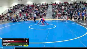 138 lbs Cons. Round 3 - Maya Saavedra, Evanston vs Ian Hunolt, Evanston