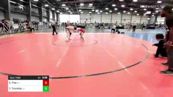 106 lbs Consi Of 32 #1 - Elijah Poe, CA vs Tristen Tromble, WY