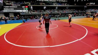 6A 126 lbs Quarterfinal - Avery Fitzgerald, Rockwall vs Isabella Silva, Lewisville Flower Mound