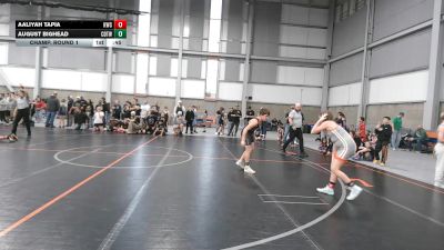 101.6-108.9 lbs Champ. Round 1 - August Bighead, Coeur D'alene Tribal Warriors Wrestling Club vs Aaliyah Tapia, Kalispell Wrestling Club