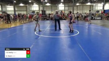 82 lbs Quarterfinal - Benjamin Nadig, Rochelle vs Dawson Mack, Barn Boys