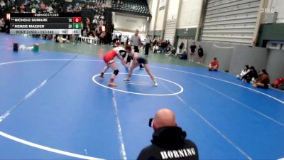 137-149 lbs 3rd Place Match - Kenzie Maeder, Southwest Valley vs Nichole Sumare, Tri-State Grapplers