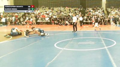 115-H lbs Round Of 32 - Christopher Granito, Vougar's Honors Wrestling vs Eldrick Renda, Cordoba Trained