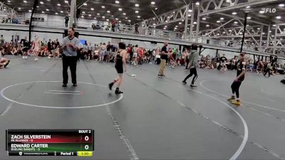 72 lbs Semis (4 Team) - Edward Carter, Dueling Bandits vs Zach Silverstein, PA Alliance