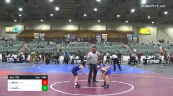 49 lbs Consi Of 4 - Lucas Goins, Tracy Wrestling Club vs Mia Shuster, Spanish Springs Wrestling Club