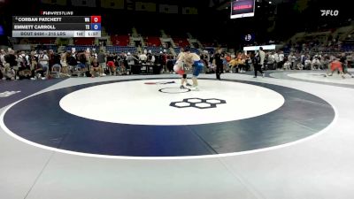 215 lbs Champ. Rd Of 64 - Corban Patchett, WA vs Emmett Carroll, TX