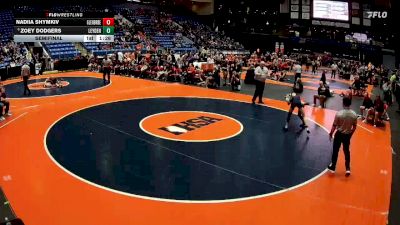 105 lbs Semifinal - Zoey Dodgers, Franklin Park-Northlake (Leyden) vs Nadiia Shymkiv, Lombard (Glenbard East)