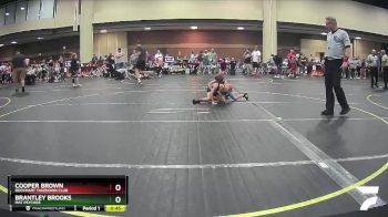 50 lbs Cons. Semi - Brantley Brooks, Mat Psychos vs Cooper Brown, Rockmart Takedown Club