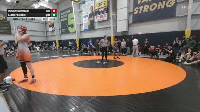 145 lbs Quarterfinal - Logan Santelli, Stroudsburg vs Aldo Flores, Quakertown