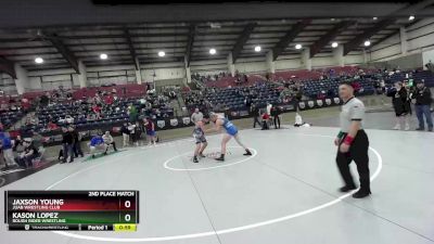 187 lbs 2nd Place Match - Kason Lopez, Rough Rider Wrestling vs Jaxson Young, Juab Wrestling Club