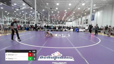 83 lbs Rr Rnd 1 - Dane Witmer, D3 Training Center vs Parker Clancy, Clearview