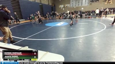 67 lbs Quarterfinal - Dominic Parmalee, Punisher Wrestling Company vs Jaxson Parris, Logger Wrestling Club