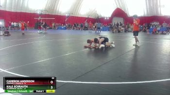 132 lbs Round 4 (6 Team) - Cameron Anderson, Canton C-Hawks B vs Kale Schrauth, Glenbrook South