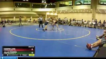 132 lbs Round 5 (10 Team) - Allan Powers, Terre Haute Blue vs Cooper Lane, Montana Huntly