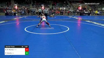 73 lbs Quarterfinal - Brodye Kocher-Munoz, Topeka Blue Thunder vs Patrick Dowty, Indian Creek WC