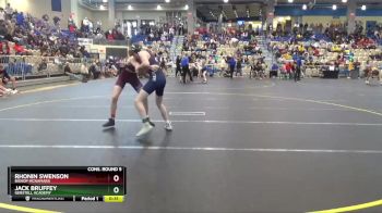 132 lbs Cons. Round 5 - Rhonin Swenson, Bishop McNamara vs Jack Bruffey, Gerstell Academy