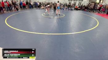 140 lbs Cons. Round 1 - Aden Windholz, Broomfield vs Aelyn Hosterman, Fountain - Fort Carson