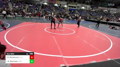 125 lbs Round Of 16 - River Wickstrom, Dolores vs Aayen Martinez, Pomona Elite