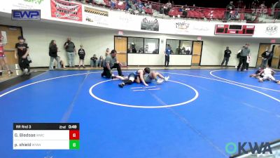 105-115 lbs Rr Rnd 3 - Paisley Perkins, Caney Valley Wrestling vs Xaivlynn Lane, Tiger Trained Wrestling