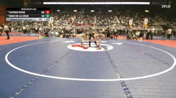 3A-132 lbs 3rd Place Match - Caysen Ross, Burns/Pine Bluffs vs Dino De La Cruz, Lovell