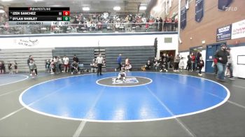84 lbs Champ. Round 1 - Izen Sanchez, Kuna Klub vs Dylan Shirley, Hawk Wrestling Club
