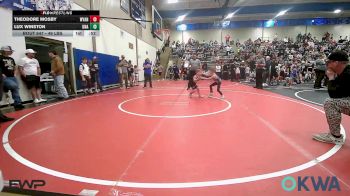 49 lbs Consolation - Theodore Mosby, Wyandotte Youth Wrestling vs Lux Winston, Unattached