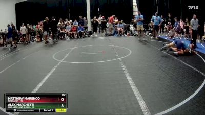 110 lbs Round 6 (8 Team) - Matthew Marenco, Rebellion vs Alex Marchetti, Mat Assassins Black