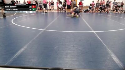 127-141 lbs Cons. Semi - Randi Campe, Urbana High School vs Elise Burkut, Gomez RTC