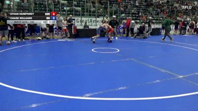 126 lbs Semis - Ethan Humphrey, Big Game Wrestling Club vs Chase Williams, Hawkeye Wrestling Academy