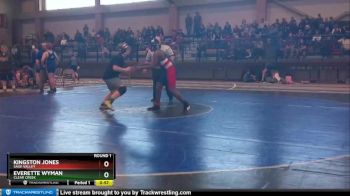 161-167 lbs Round 1 - Everette Wyman, Clear Creek vs Kingston Jones, Sage Valley