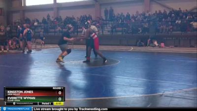 161-167 lbs Round 1 - Everette Wyman, Clear Creek vs Kingston Jones, Sage Valley