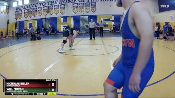 285 lbs Champ. Round 1 - Nicholas Billek, Bartow Senior vs Will Moran, Lakewood Ranch Sr Hs