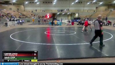 120 lbs Champ - Carter Lynch, Signal Mountain vs David Cook, Knoxville Halls