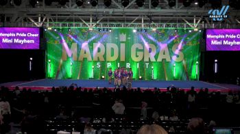 Memphis Pride Cheer - Mini Mayhem [2024 L2 Mini 2] 2024 Mardi Gras Grand Nationals