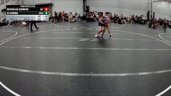 126 lbs Round 1 (4 Team) - Nicholas Gordon, Palm City Thundercats vs AJ Gomez, Mat Assassins Black