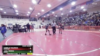 110 lbs Cons. Round 4 - Jada Medina, Downey vs Janelle Valencia, Woodlake