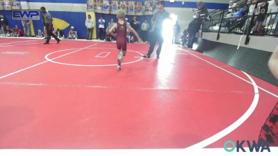 61 lbs Semifinal - Oakley Myers, IRONMEN Wrestling Club vs Anthony Wardlow, Heat