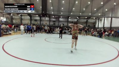 Junior FS - 126 lbs Cons. Round 5 - Rigoberto Gonzalez Tapia, Scappoose High School Wrestling vs Haziel Soto, Mat Demon Wrestling Club