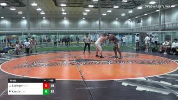 285 lbs Final - Jaekell Springer, Yale Street vs Peyton Kendall, TS Fresh