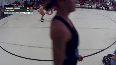 117 lbs Cons. Round 5 - Deja Judd, LGW vs Elizabeth Menke, 308 Wrestling Academy