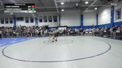 157 lbs Consi Of 8 #2 - Cody Coonrod, Northbridge vs Hunter Gormally, Minnechaug