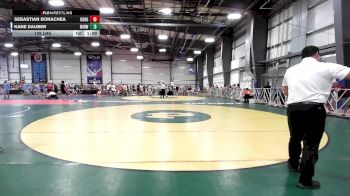 138 lbs Rr Rnd 1 - Sebastian Bonachea, KongKrete Wrestling Academy vs Kane Dauber, Midwest RTC
