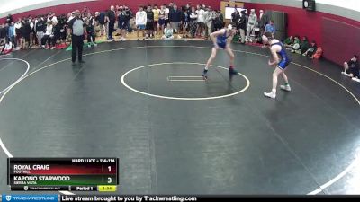 114-114 lbs Semifinal - Kapono Starwood, Sierra Vista vs Royal Craig, Foothill