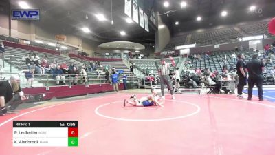 60 lbs Rr Rnd 1 - Parker Ledbetter, North DeSoto Wrestling Academy vs Keylee Alsobrook, Harrison Youth Wrestling