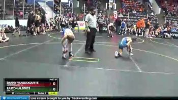 77 lbs Quarterfinals (8 Team) - Danny VanEeckoutte, Dundee Black vs Easton Alberts, Ida