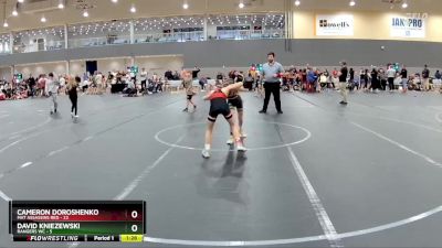 68 lbs Round 3 - Cameron Doroshenko, Mat Assassins Red vs David Kniezewski, Rangers WC