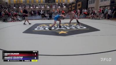 138 lbs Quarterfinal - Aidan Ehlinger, Iowa vs Mandius Volentine, Powerhouse Wrestling Club