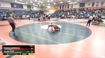 165 lbs Cons. Round 5 - Teagan Hendricks, Ohio Northern vs Elijah Hunt, Concordia College (Moorhead)